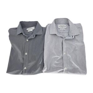 Mizzen + Main Leeward Shirt Men XL‎ Trim Fit Long Slv Performance Stretch Lot 2